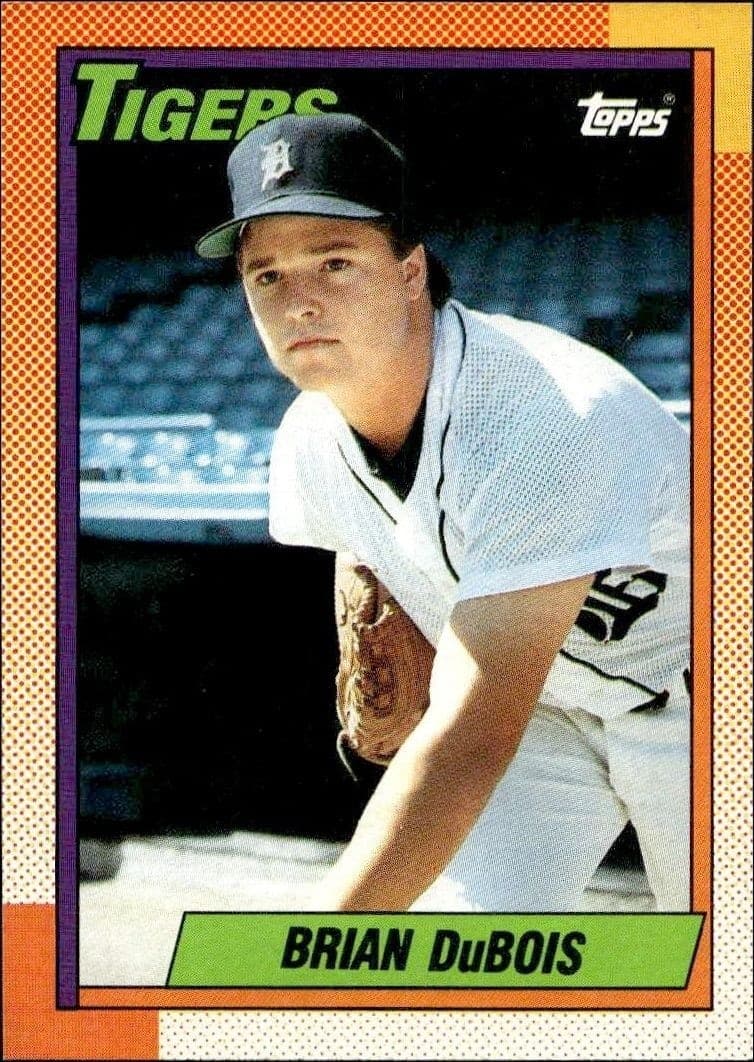 1990 Topps Brian DuBois #413 trading card