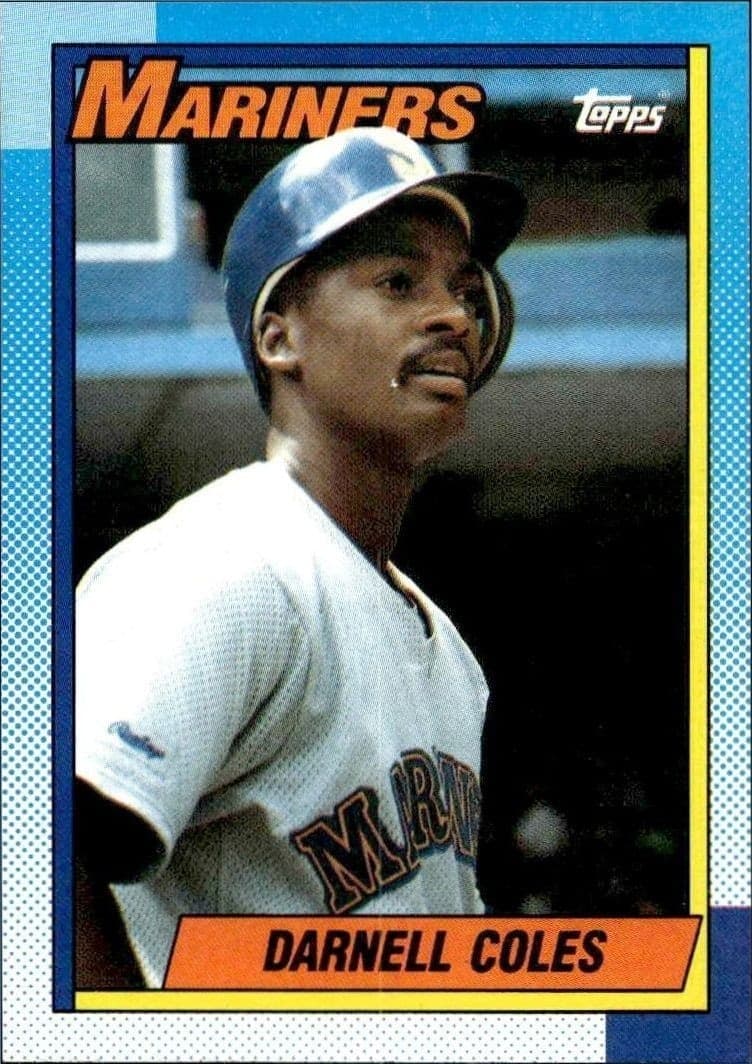 1990 Topps Darnell Coles #232 trading card
