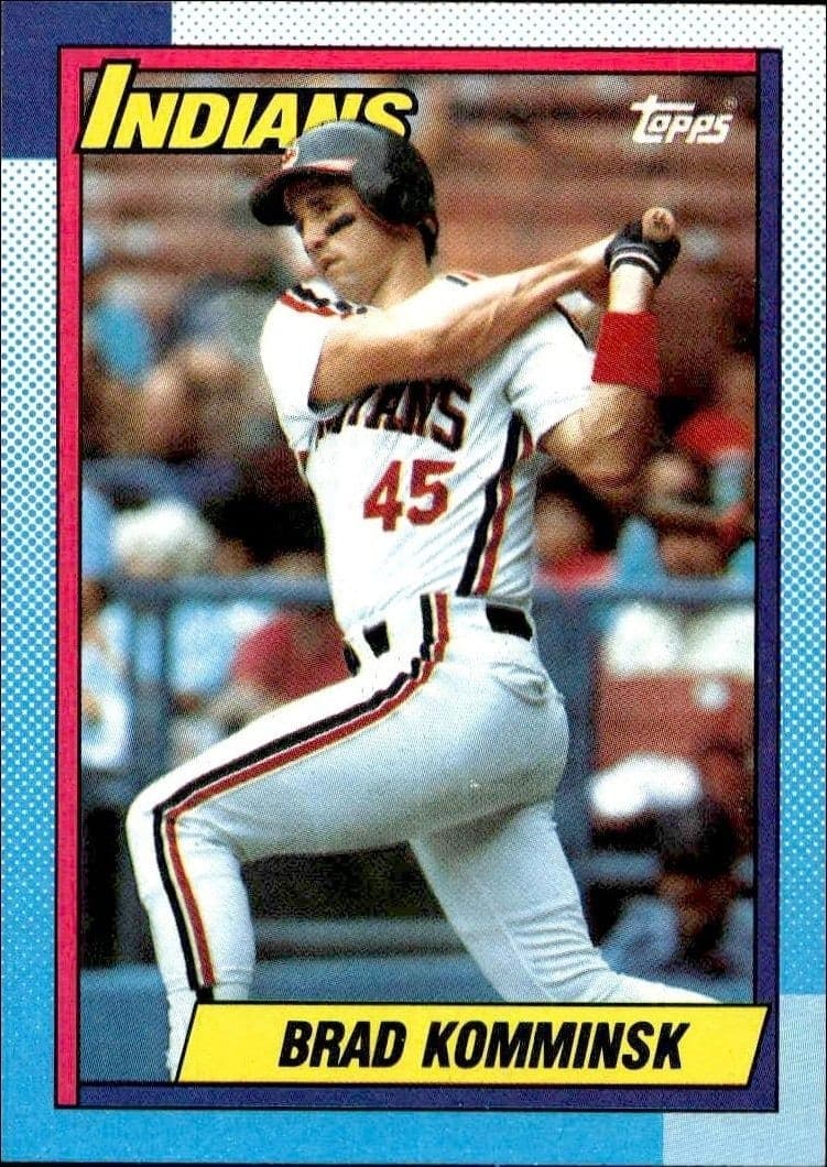 1990 Topps Brad Komminsk #476 trading card