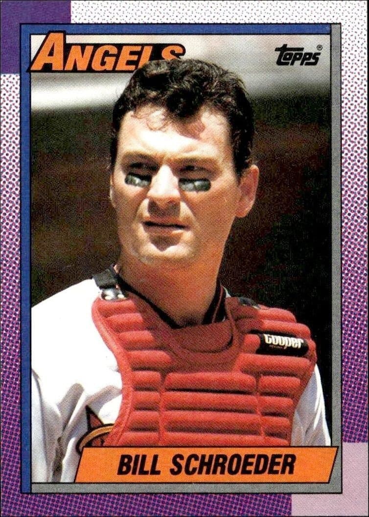 1990 Topps Bill Schroeder #244 trading card