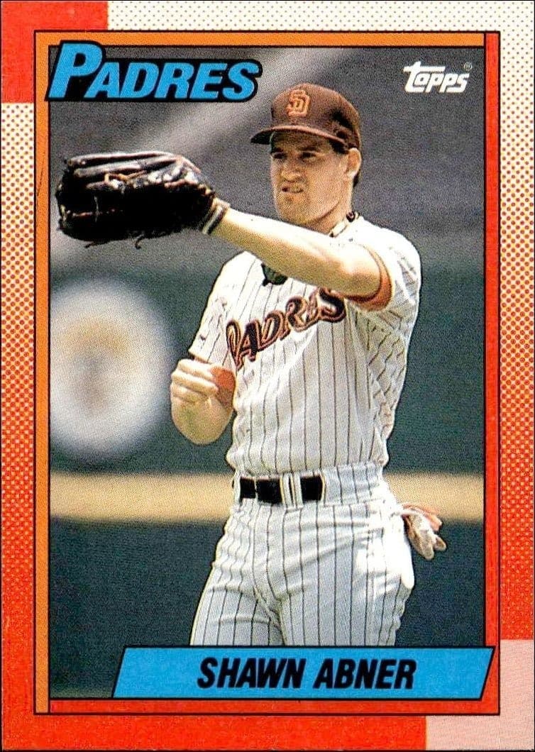 1990 Topps Shawn Abner #122 trading card