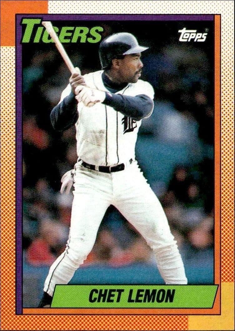 1990 Topps Chet Lemon #271 trading card