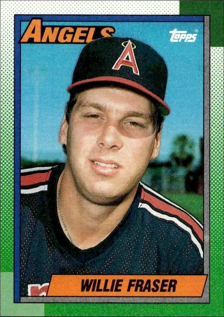 1990 Topps Willie Fraser #477 trading card