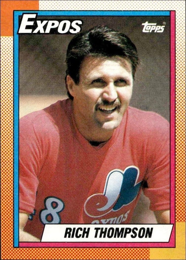 1990 Topps Rich Thompson #474 trading card