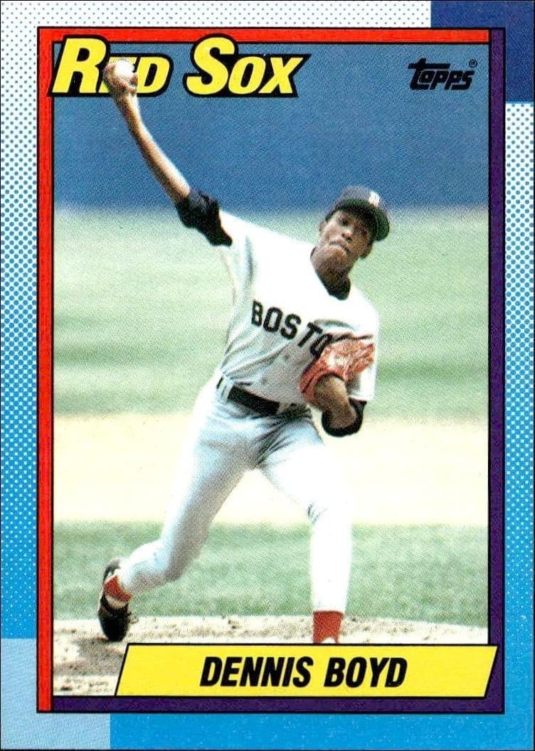 1990 Topps Dennis Boyd #544 trading card