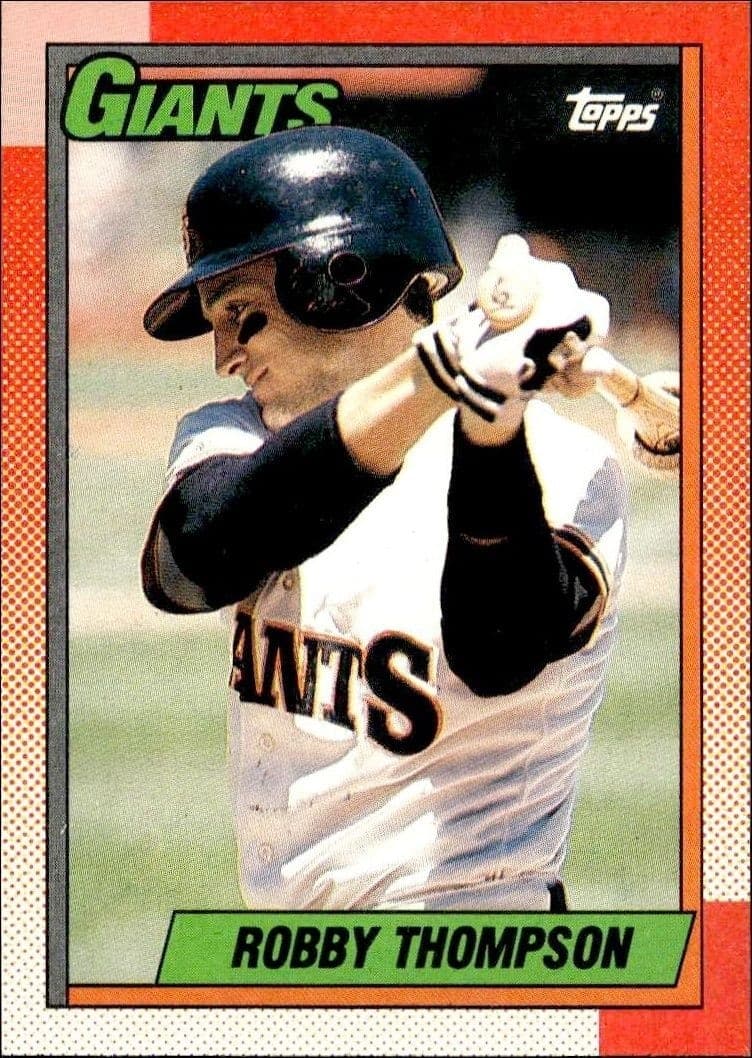 1990 Topps Robby Thompson #325 trading card