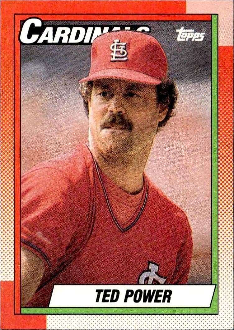 1990 Topps Ted Power #59 trading card