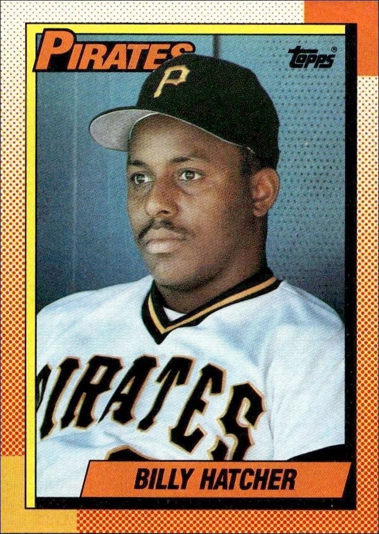 1990 Topps Billy Hatcher #119 trading card