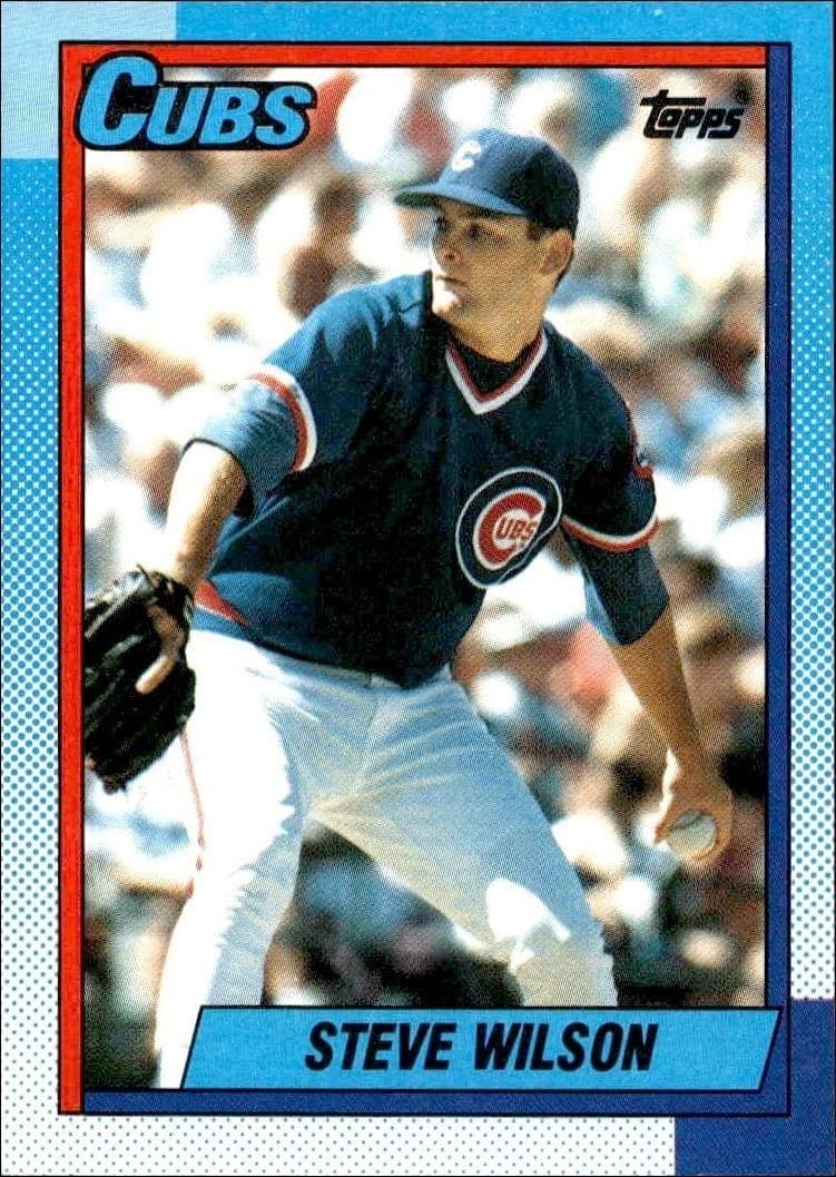 1990 Topps Steve Wilson #741 trading card