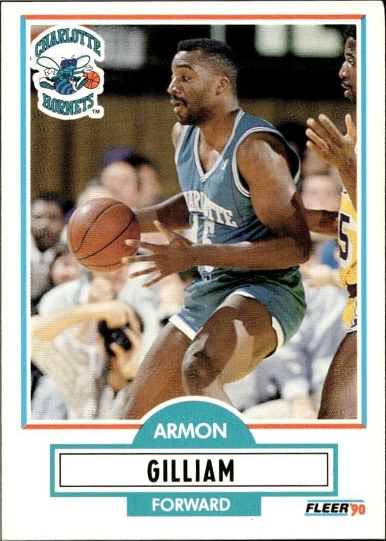 1990-91 Fleer Armon Gilliam #19 trading card