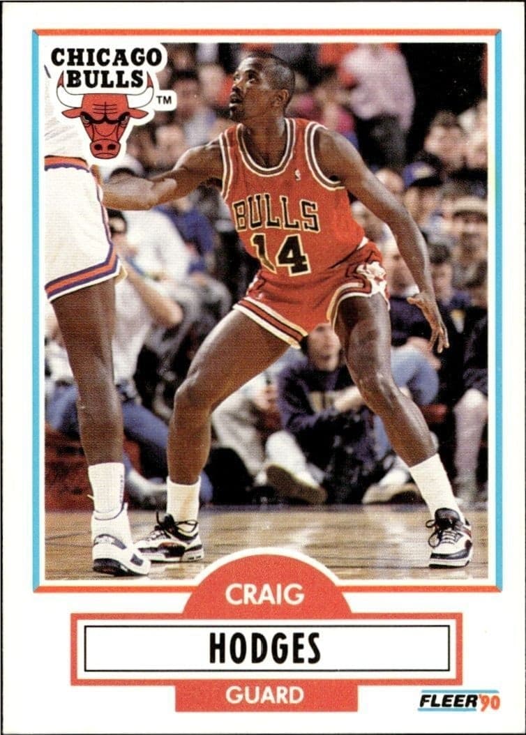 1990-91 Fleer Craig Hodges #25 basketball trading card front