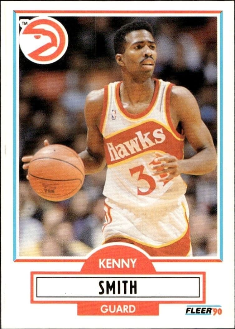 1990-91 Fleer Kenny Smith #4 trading card