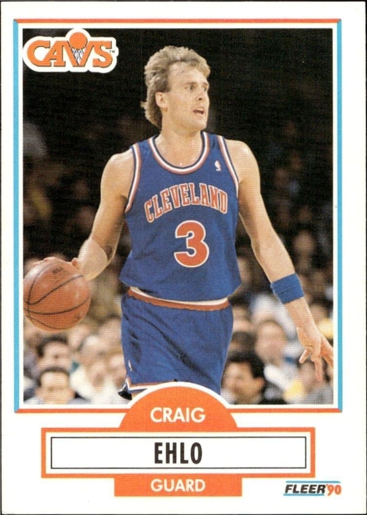 1990-91 Fleer Craig Ehlo #32 trading card