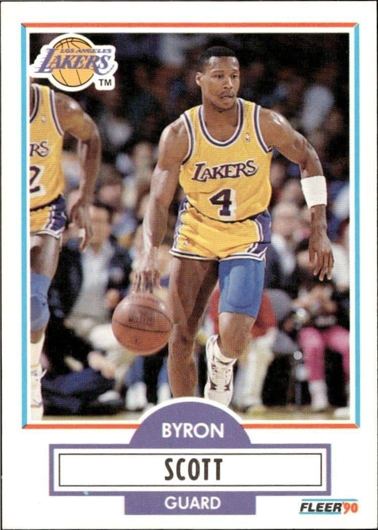 1990-91 Fleer Byron Scott #94 trading card