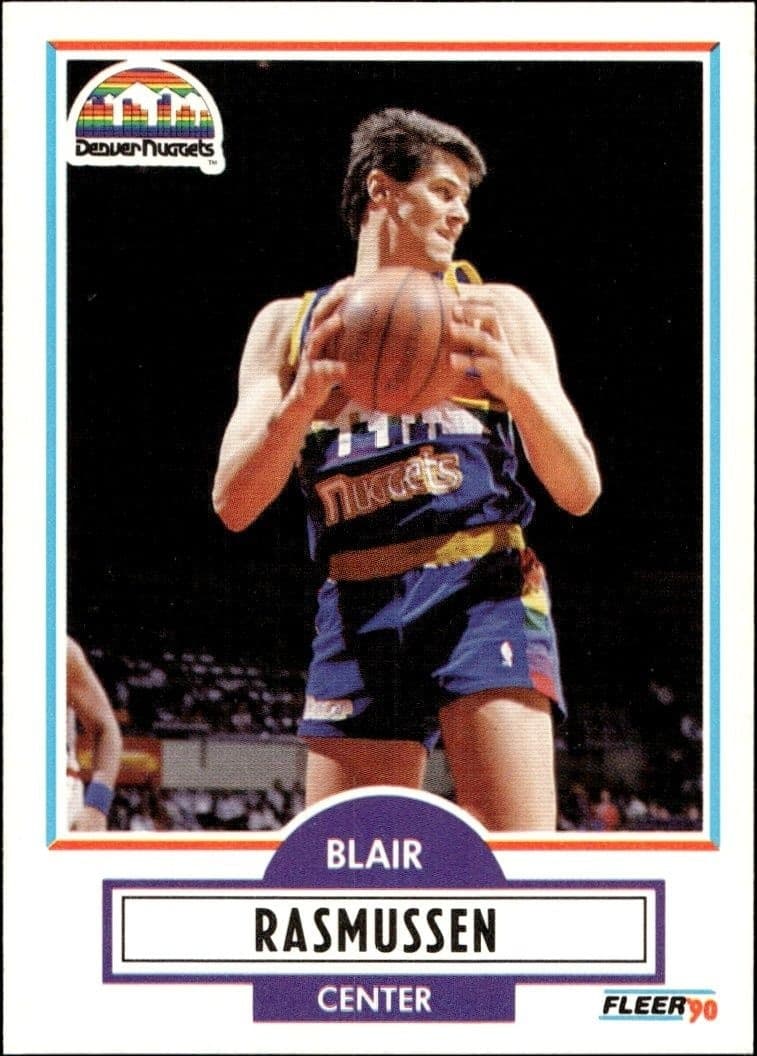 1990-91 Fleer Blair Rasmussen #52 trading card
