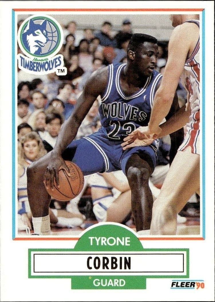 1990-91 Fleer Tyrone Corbin #113 trading card