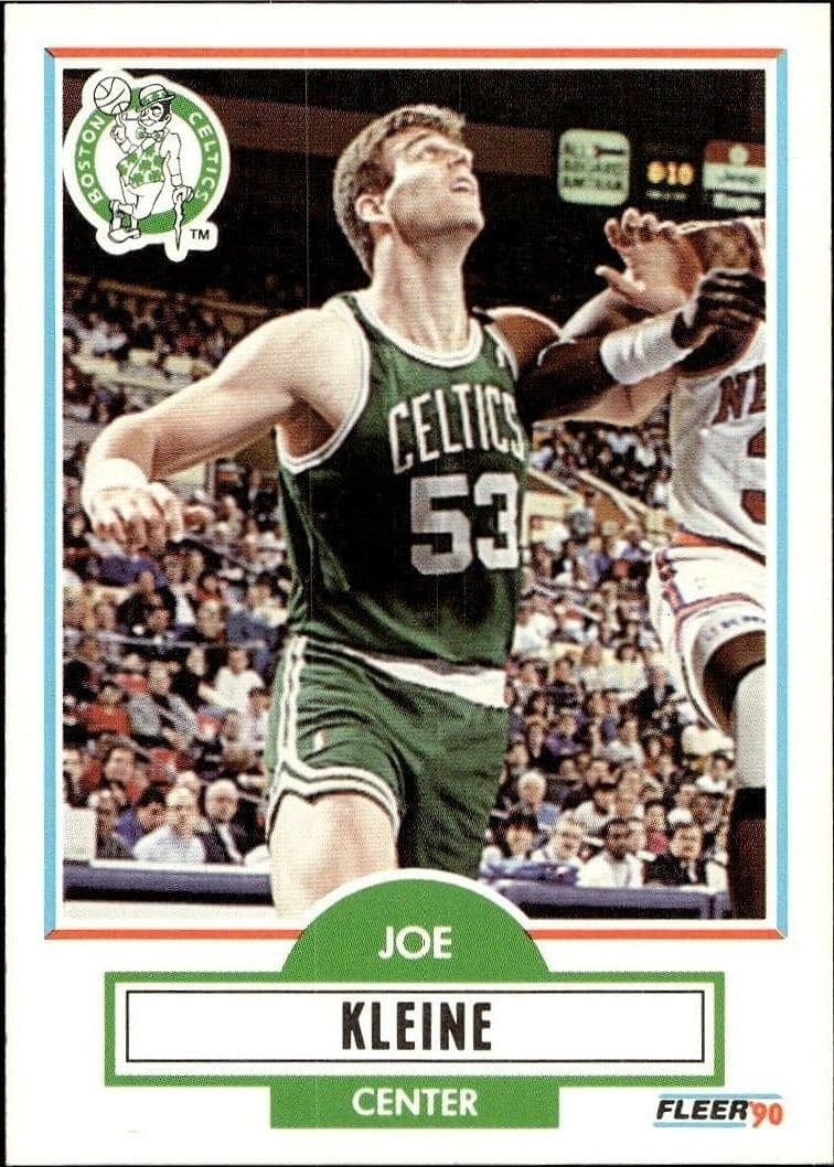 1990-91 Fleer Joe Kleine #10 trading card