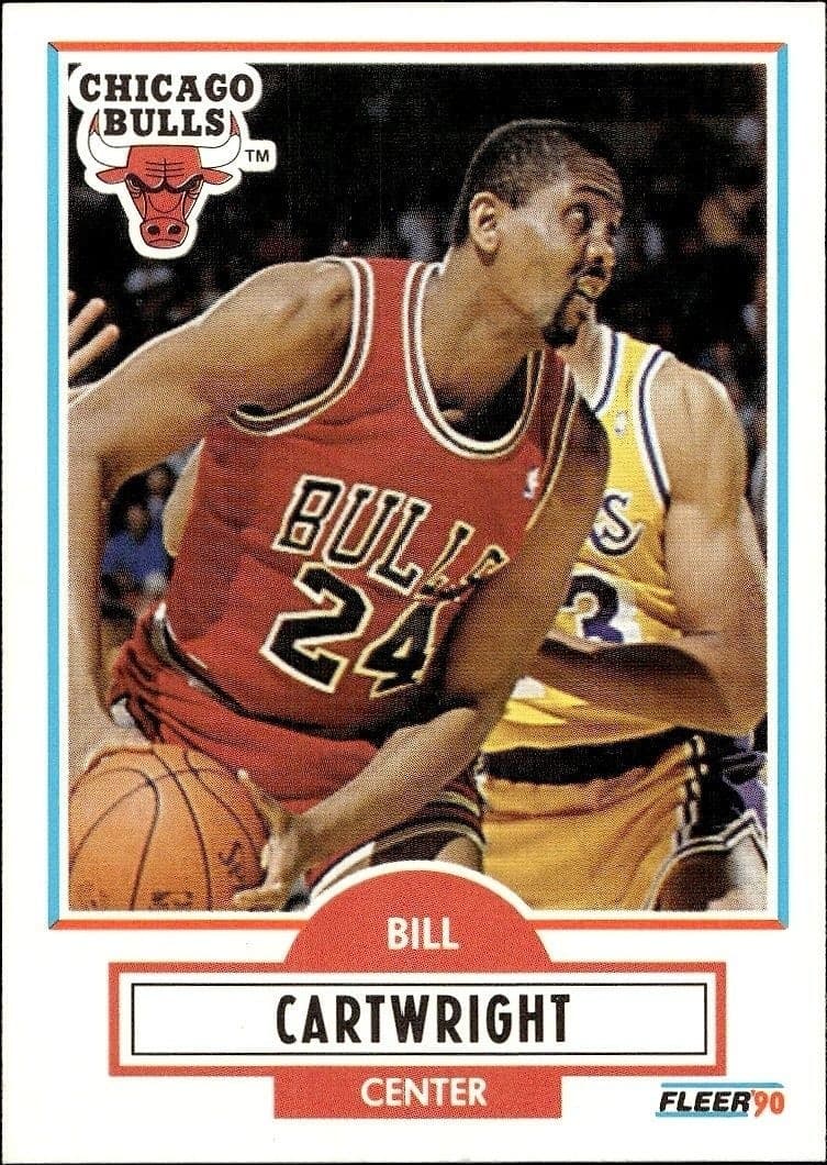 1990-91 Fleer Bill Cartwright #23 trading card