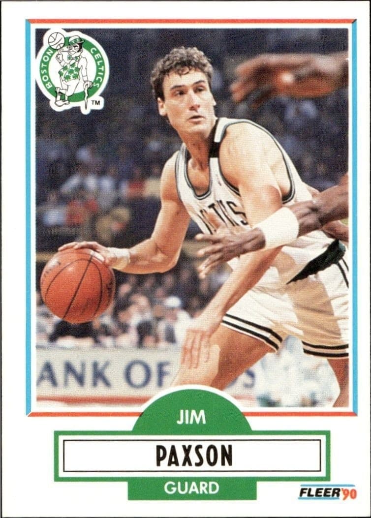 1990-91 Fleer Jim Paxson #14 trading card