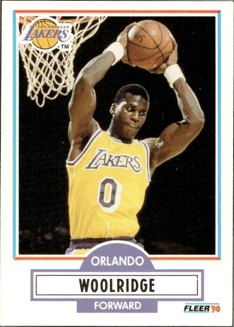 1990-91 Fleer Orlando Woolridge #96 trading card