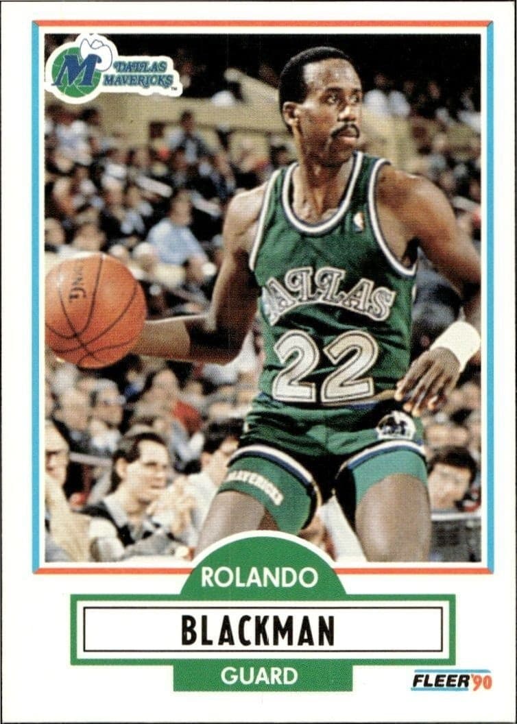 1990-91 Fleer Rolando Blackman #38 trading card