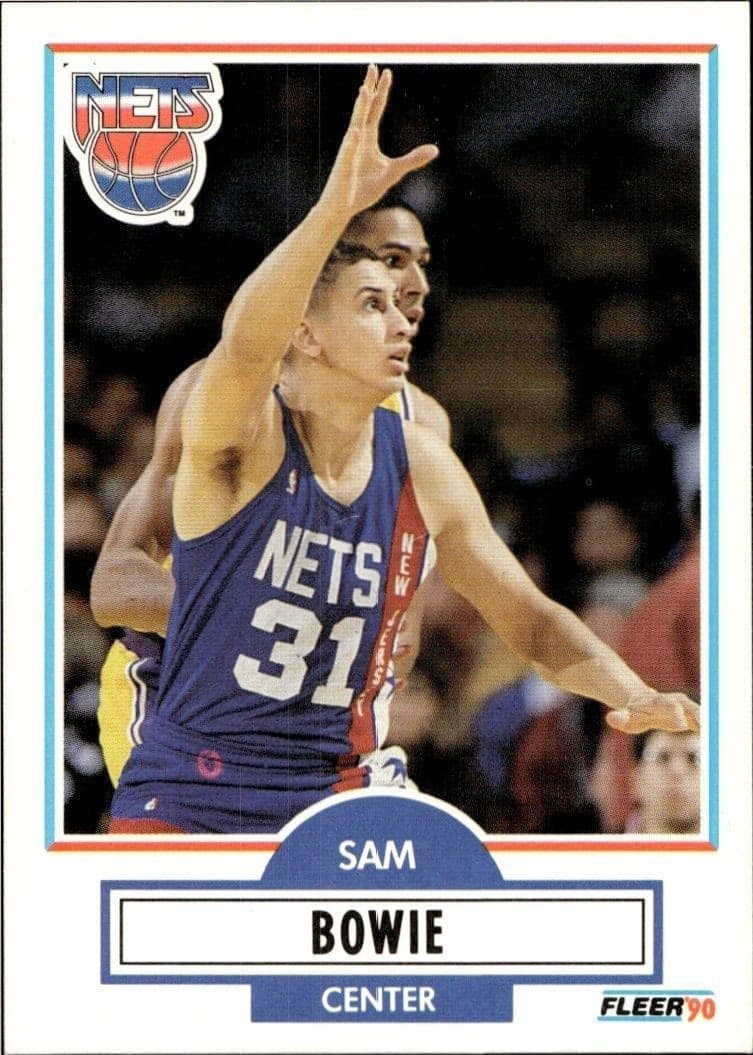 1990-91 Fleer Sam Bowie #118 trading card