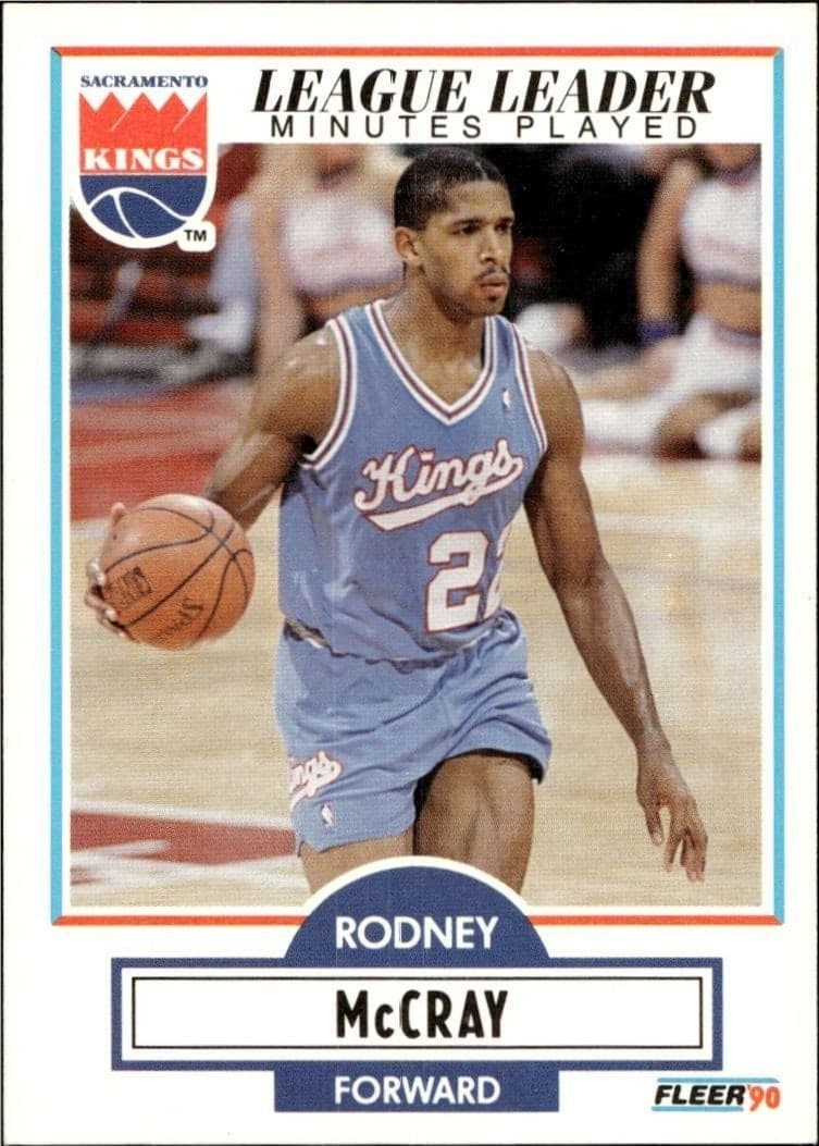 1990-91 Fleer Rodney McCray #165 trading card