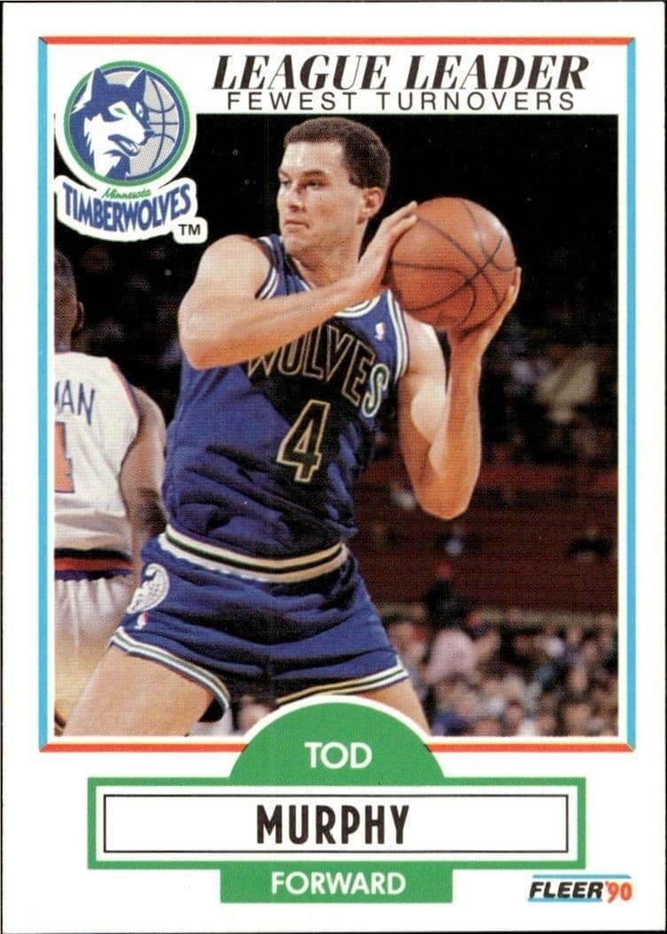 1990-91 Fleer Tod Murphy #115 trading card