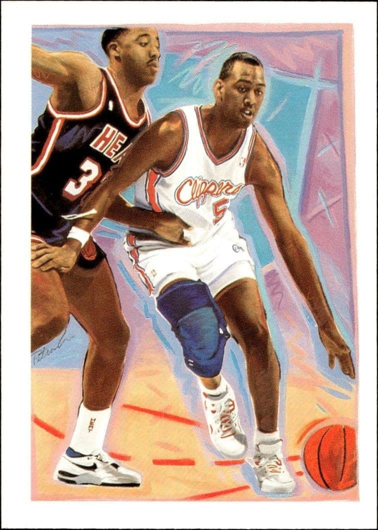 1990-91 Skybox Hoops Danny Manning #366 trading card
