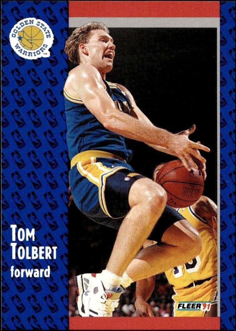 1991-92 Fleer Tom Tolbert #72 trading card