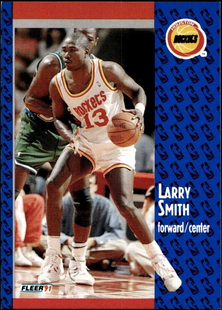 1991-92 Fleer Larry Smith #79 trading card