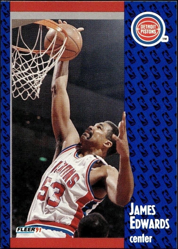 1991-92 Fleer James Edwards #60 trading card