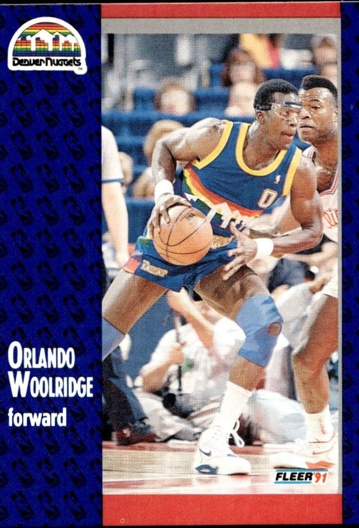 1991-92 Fleer Orlando Woolridge #56 trading card