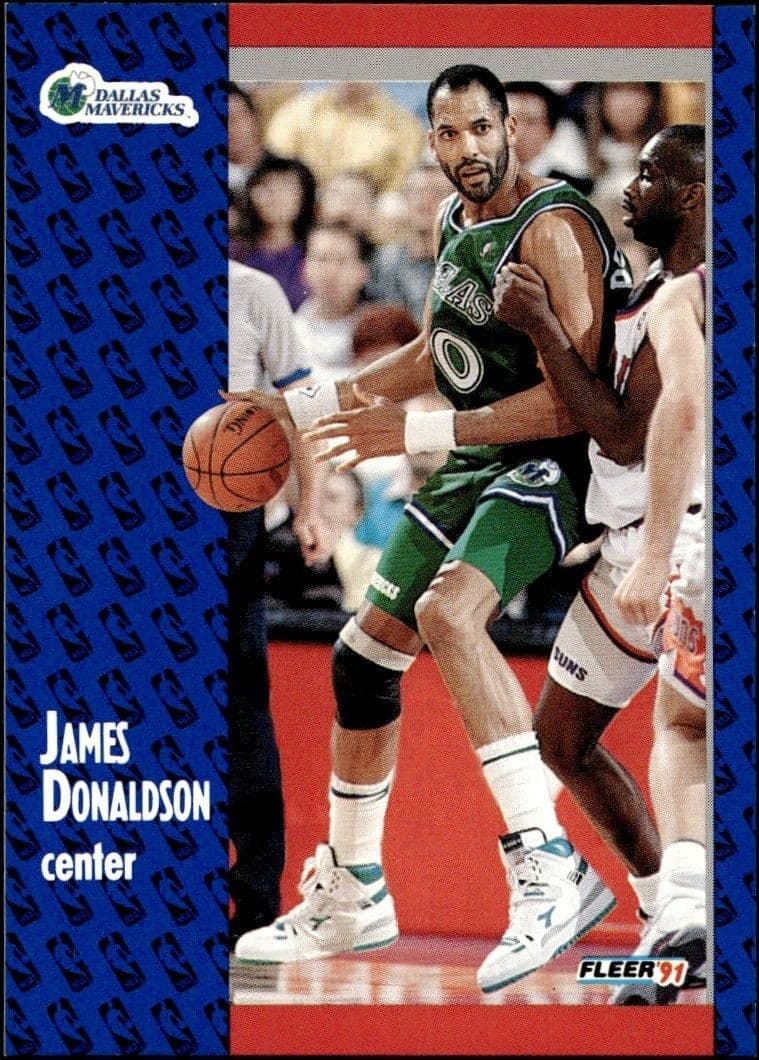 1991-92 Fleer James Donaldson #44 trading card