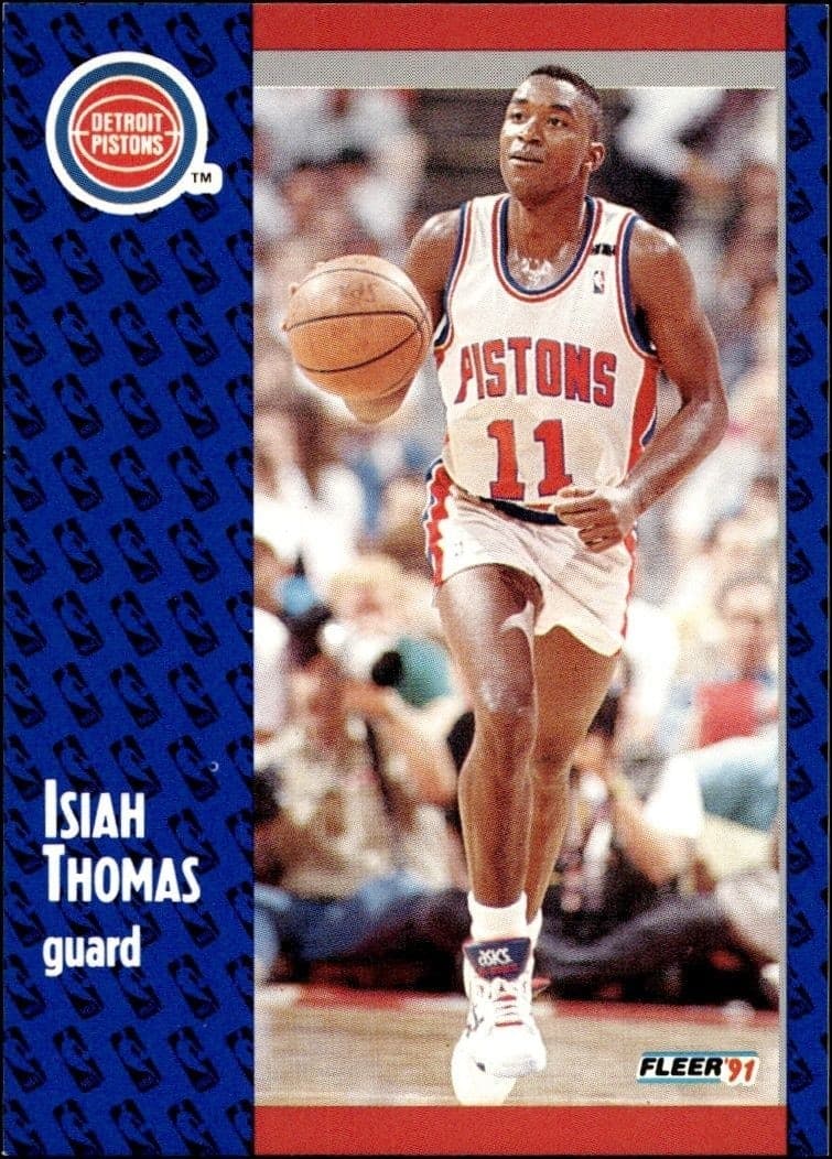 1991-92 Fleer Isiah Thomas #64 trading card