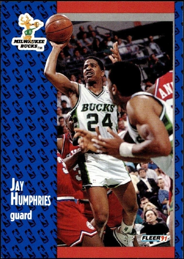 1991-92 Fleer Jay Humphries #116 trading card