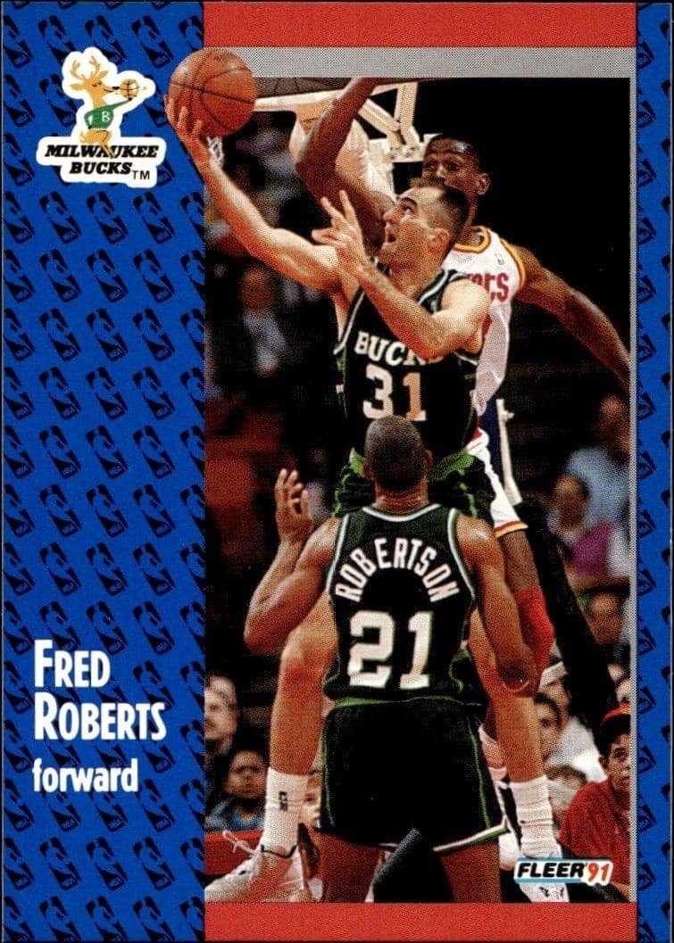 1991-92 Fleer Fred Roberts #117 trading card