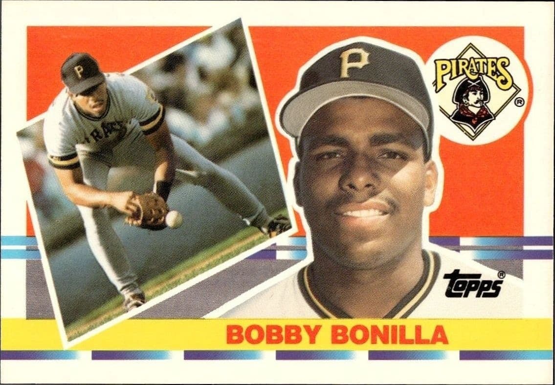 1990 Topps Big Bobby Bonilla #208 trading card