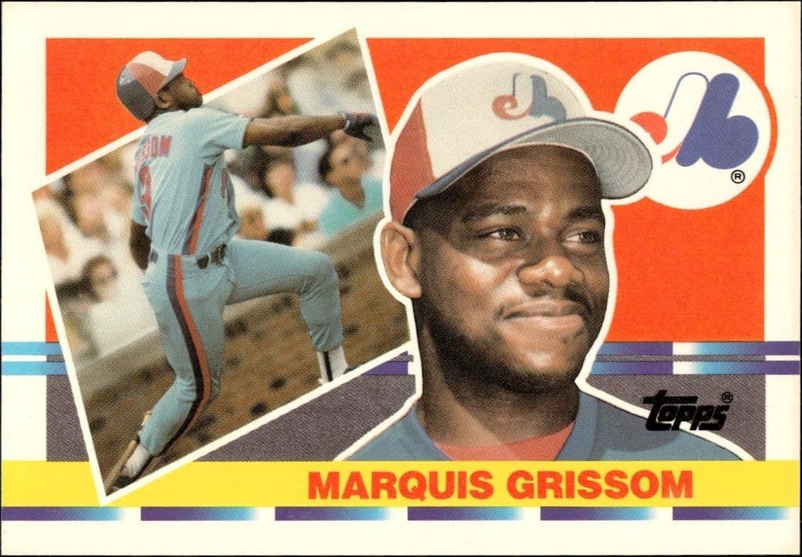 1990 Topps Big Marquis Grissom #138 trading card
