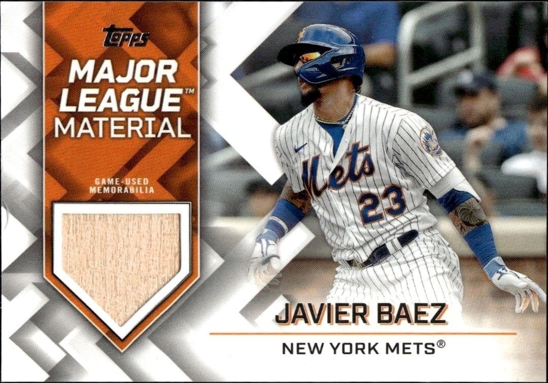 2022 Topps Javier Baez #MLM-JB trading card