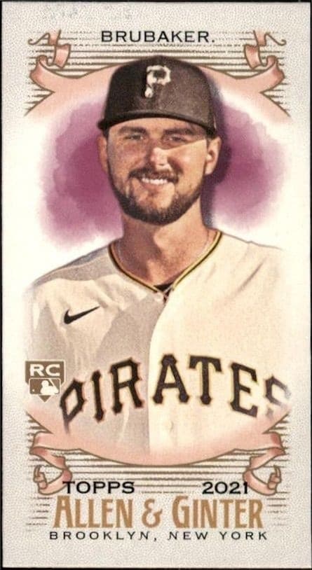 2021 Topps Allen & Ginter JT Brubaker #182 trading card
