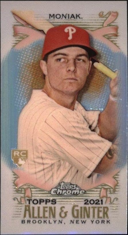 2021 Topps Allen & Ginter Chrome Mickey Moniak #213 trading card