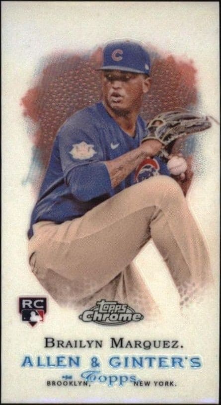 2021 Topps Allen & Ginter Chrome Brailyn Marquez #MRD-8 trading card