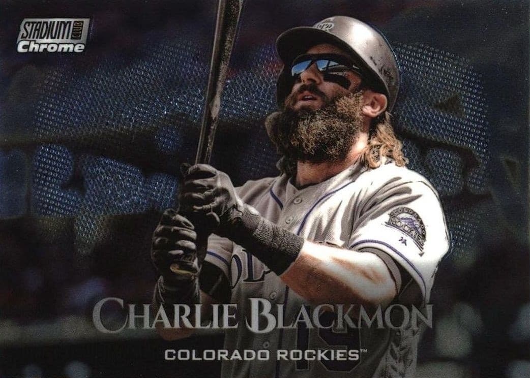 2019 Topps Stadium Club Chrome Charlie Blackmon #SCC-57 trading card