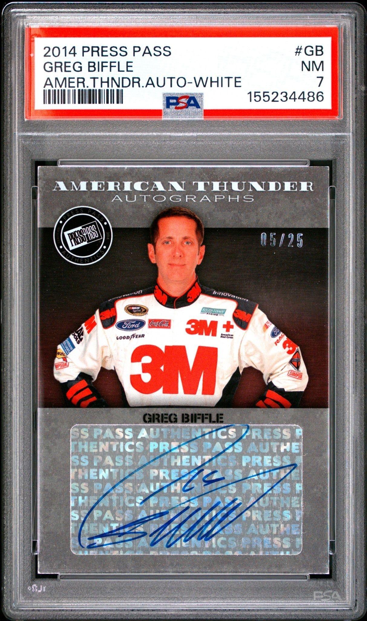 2014 Press-Pass American Thunder Greg Biffle #GB trading card