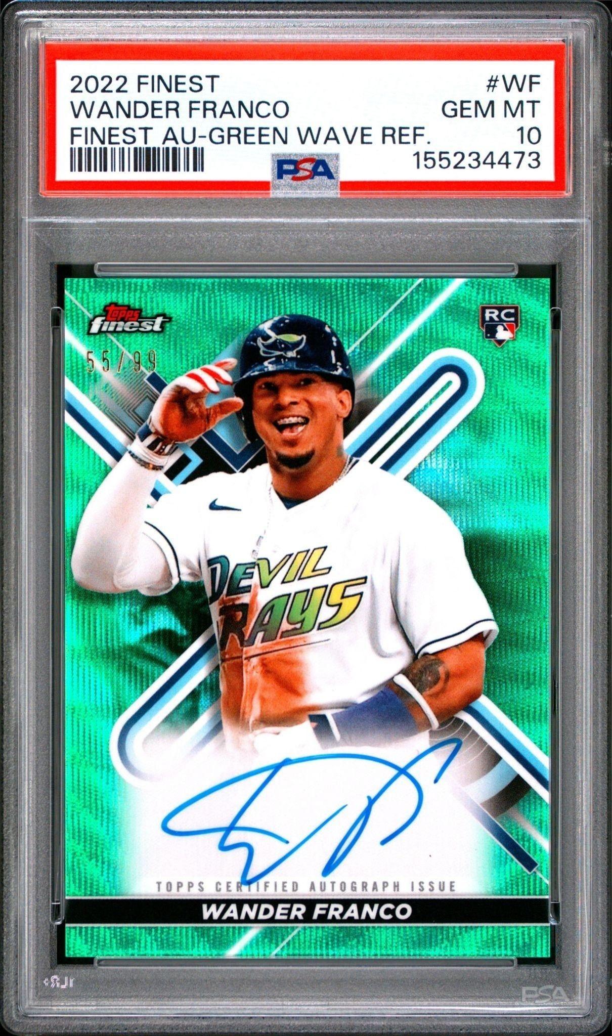 2022 Topps Finest Wander Franco #WF trading card