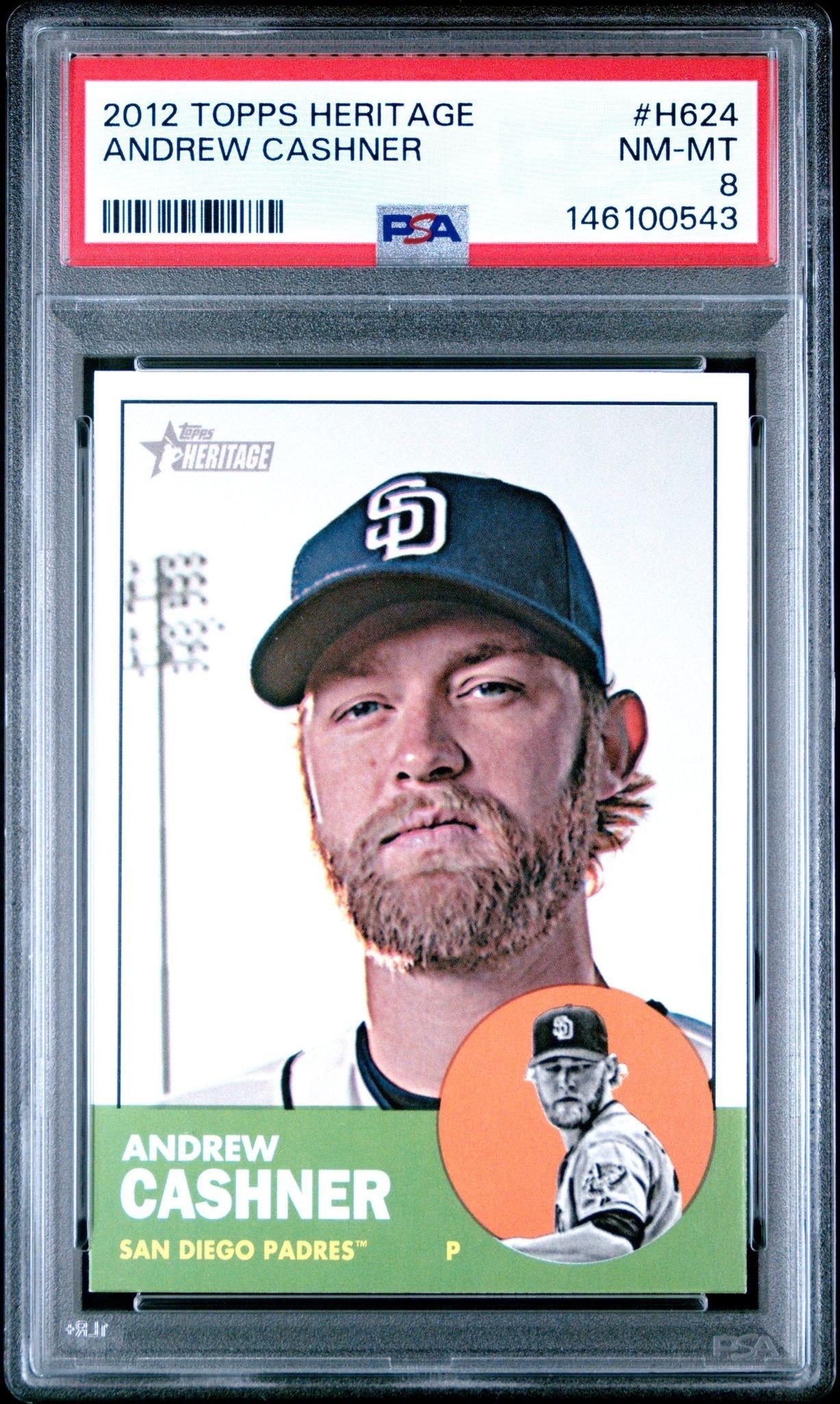 2012 Topps Heritage High Number Andrew Cashner #H624 trading card