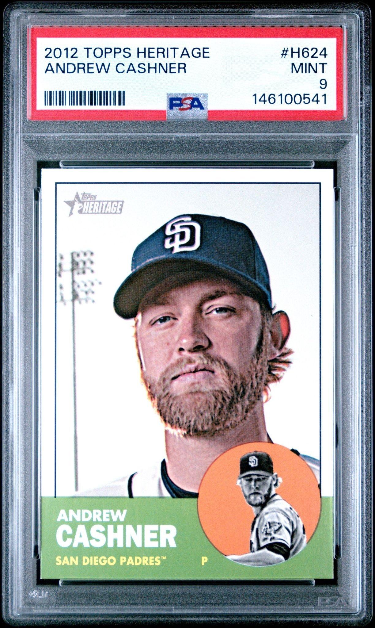 2012 Topps Heritage High Number Andrew Cashner #H624 trading card