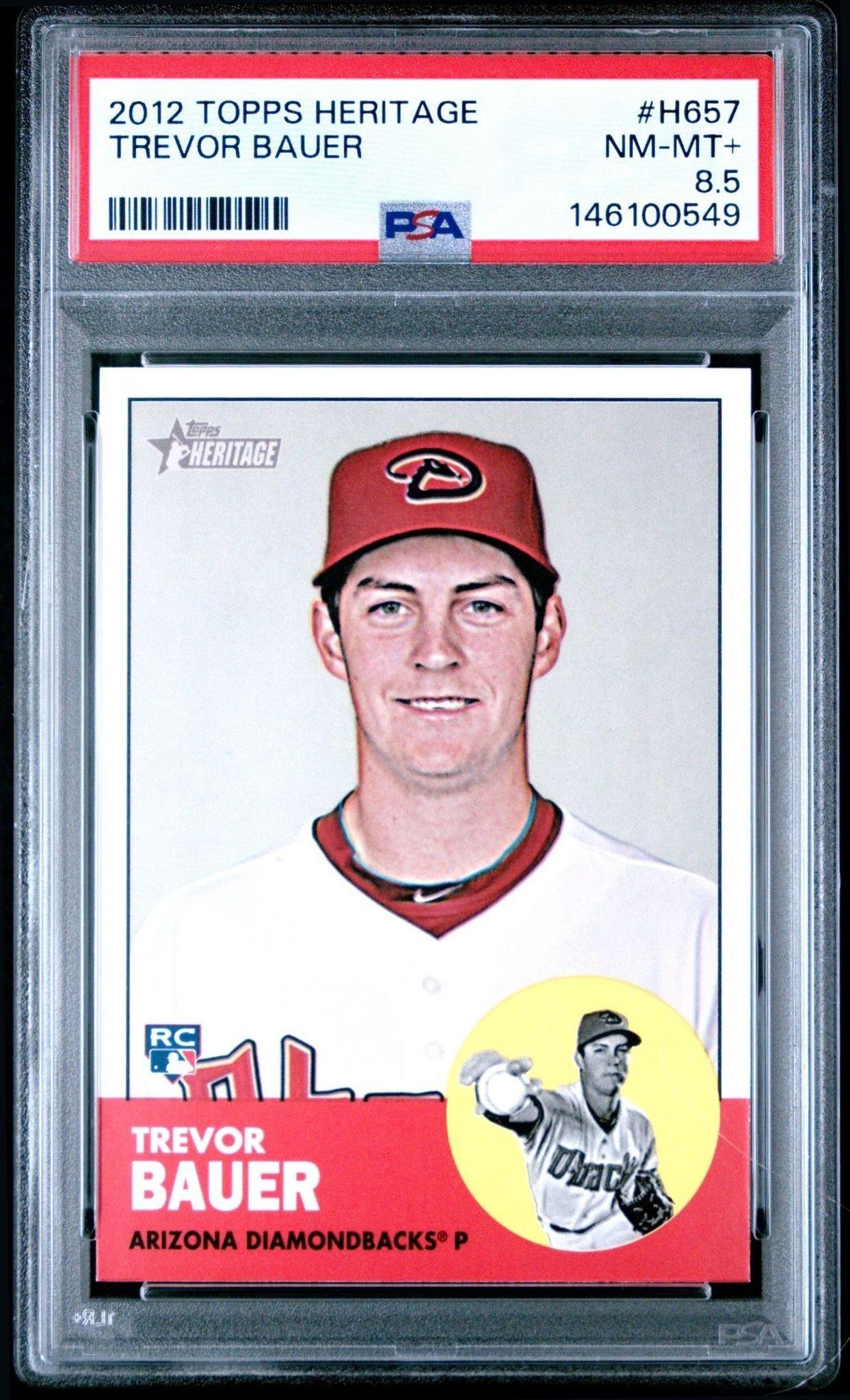 2012 Topps Heritage High Number Trevor Bauer #H657 trading card