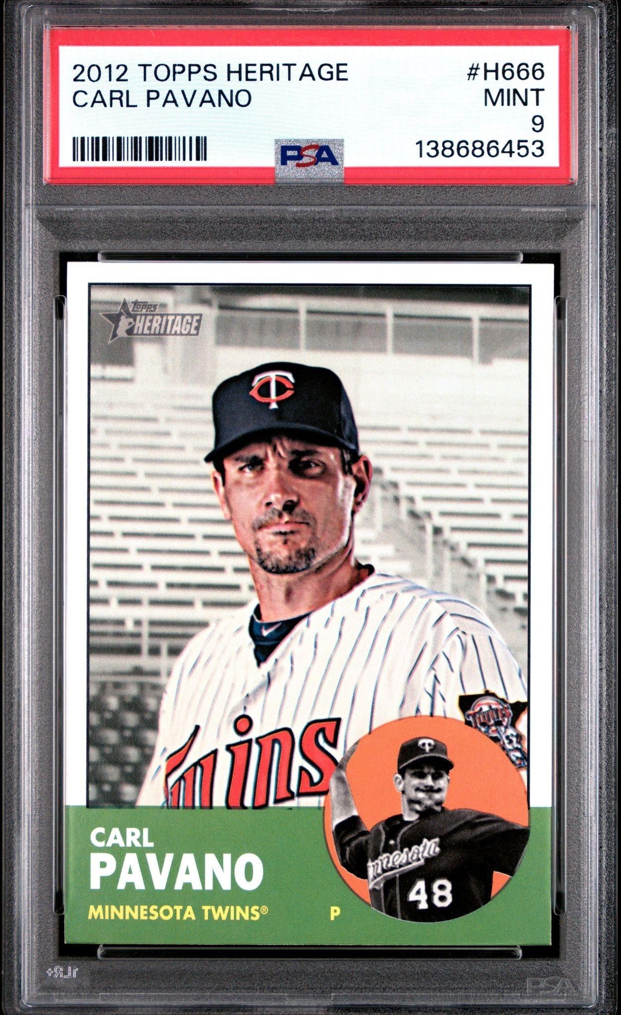 2012 Topps Carl Pavano #H666 trading card